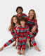 Kids' Red & Green Christmas Penguin Fair Isle Print Long Pyjama Set