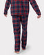 Men’s Flannel Red & Navy Check Print Pyjama Bottoms