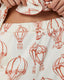 Organic Cotton Cream Air Balloon Print Long Pyjama Set