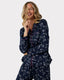 Navy & Silver Foil Dachshund Print Long Pyjama Set
