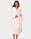 Fleece Pink Hooded Robe