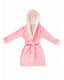 Kids' Pink Fluffy Dressing Gown