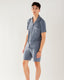 Men's Slate Modal Button Up Short Pyjama Set