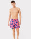 Men's Pink Crab Print Swim Shorts