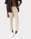 Men's Brown Cotton Drawcord Trousers