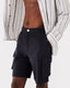 Men's Navy Cotton Cargo Shorts