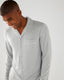 Men's Grey Modal Button Up Long Pyjama Set